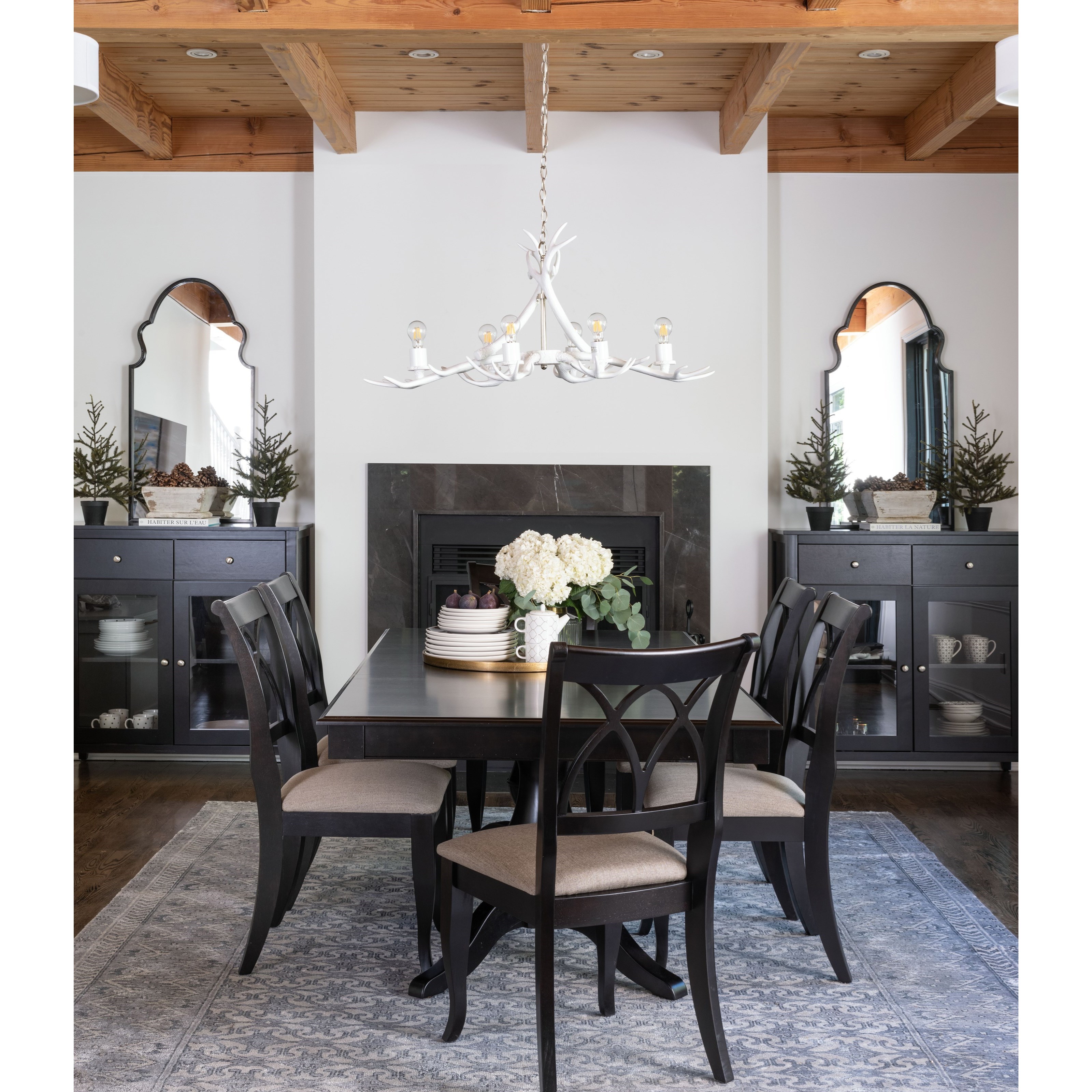 Canadel Gourmet Custom Dining Customizable Rectangular Table w/ Leaf